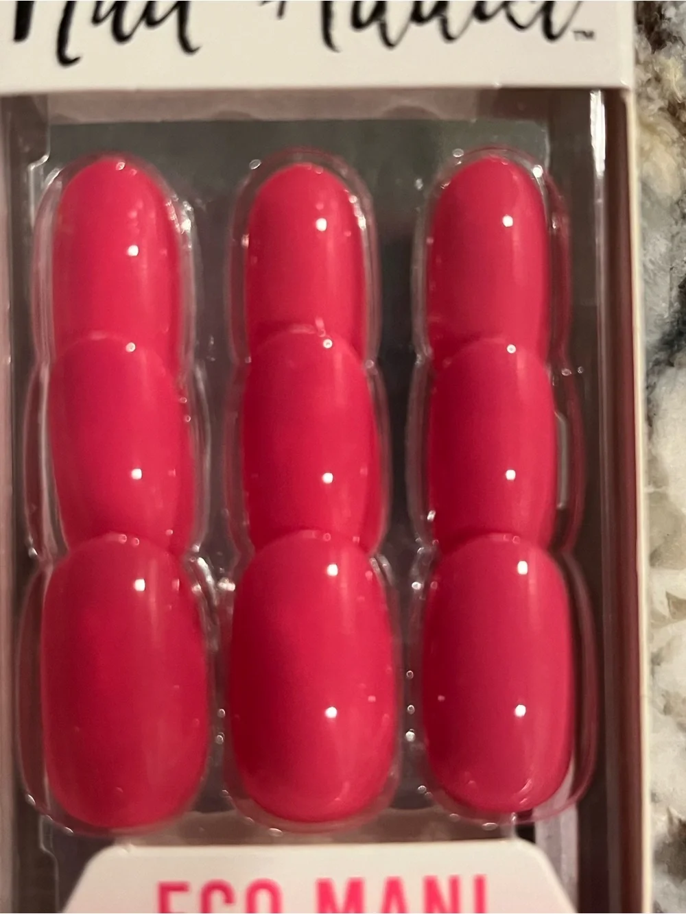 Bundle Lot of 8 New Boxes Ardell Press On Nails Hot Pink (Poppy)-240 nails